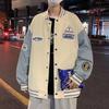 Herren Frühling und Herbst Baseballmantel Lockere Freizeitjacken für Männer
