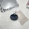Multifunctional Earphone Bag Car Keychain PU Leather Mini Leather Bag Solid Color Small Bag Pendant Storage Bag