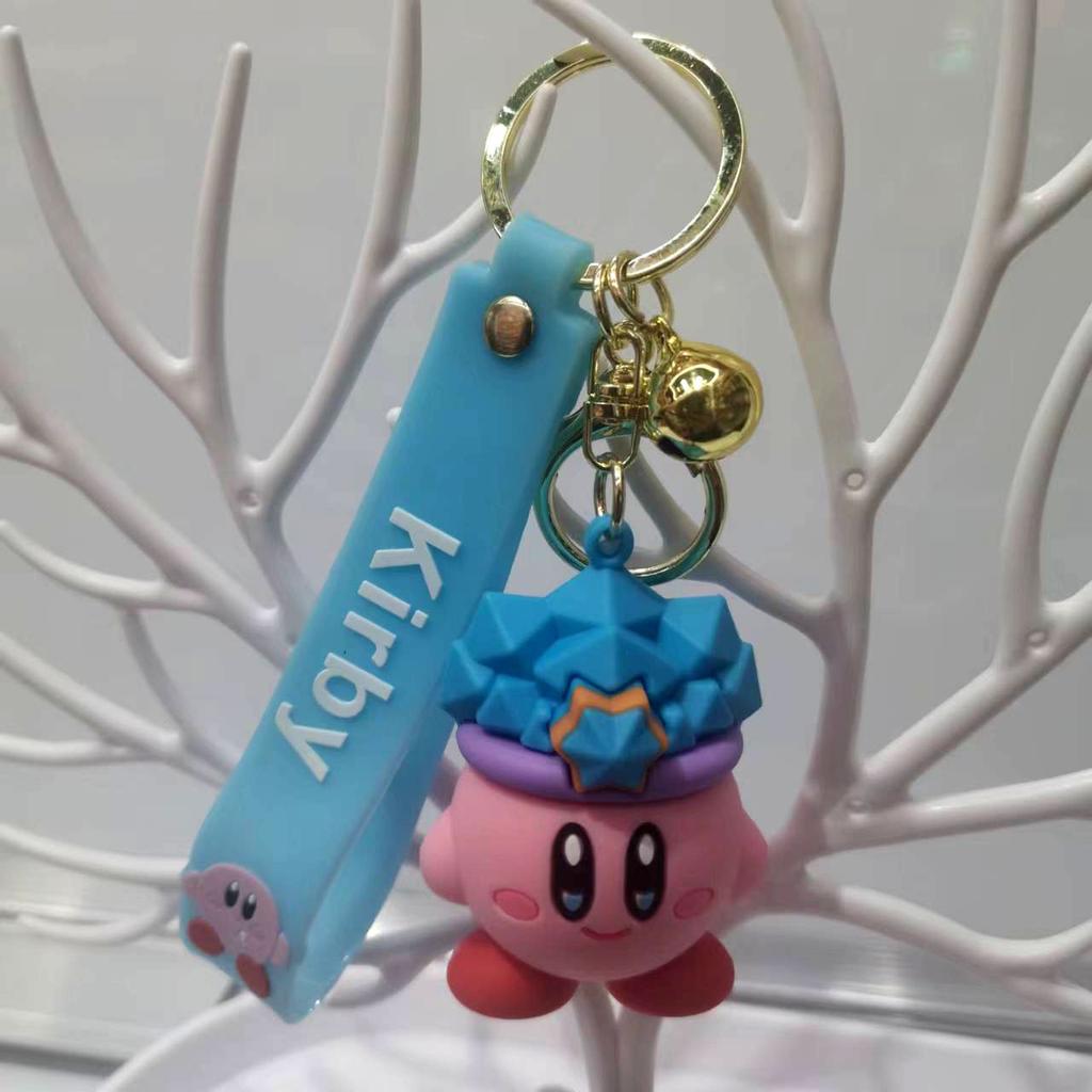 Latest Kirby Animation Keychains For Bag Car Key Chains Present Decoration Accessories Anime Merchandise Action Figure