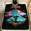1PC Action-packed Adventure Print FlAannel Blanket, High Quality Comfortable for All Seasons, Home Decor, Warmth and Comfort