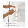Yamazaki Jitsugyo Magnetic Bathroom Tube & Bottle Holder M White Approx. W8.6 X D6.1 X H8cm Tower Floating Storage Bathroom Storage 5503