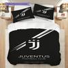 Eredità Juventus: Biancheria da letto Legacy a Strisce Audaci (1 * copripiumino + 2 * federa, senza nucleo) Regalo di compleanno di Natale Copripiumino e federa