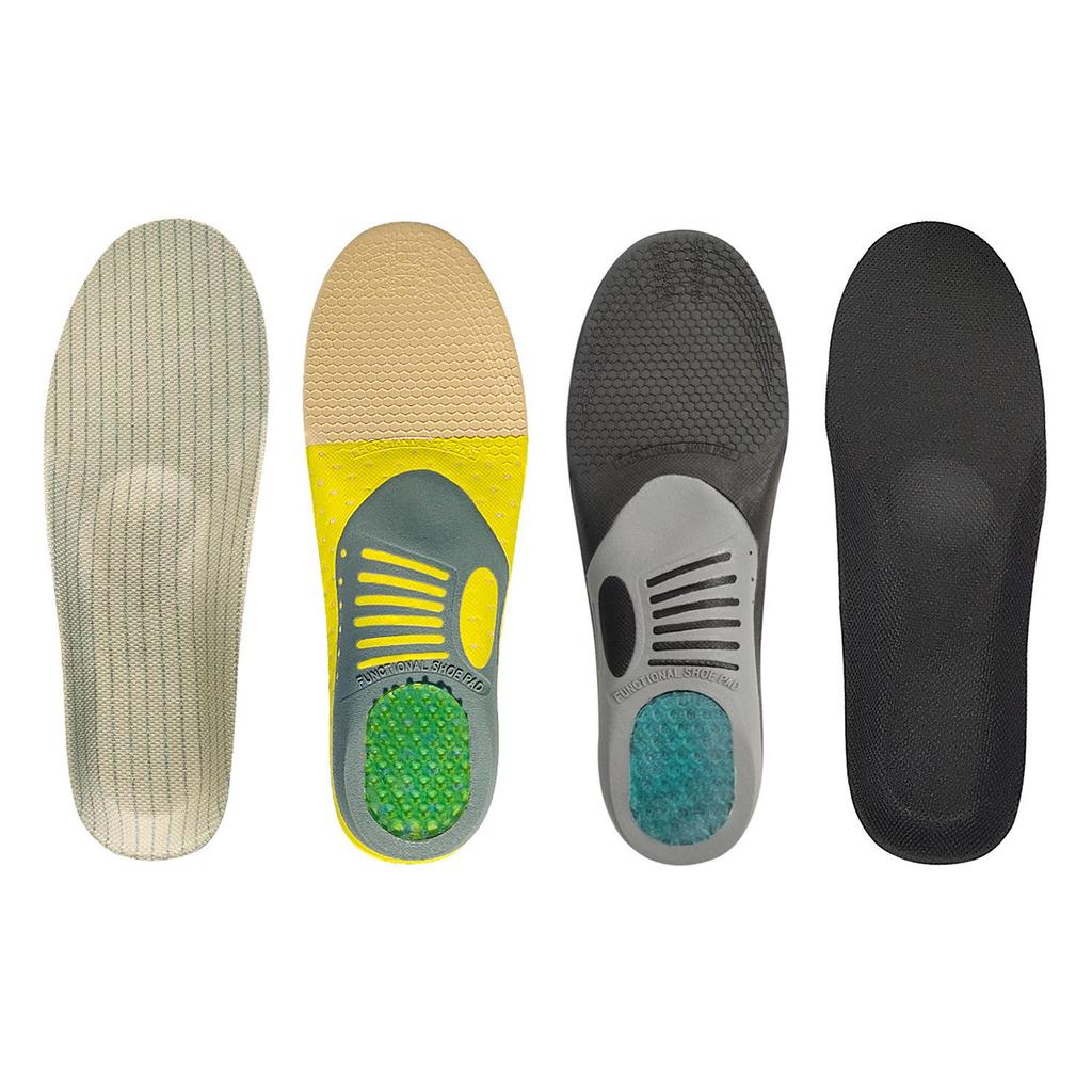 Shock-Absorbing Sweat-Wicking Arch Support Insoles for Basketball & Running