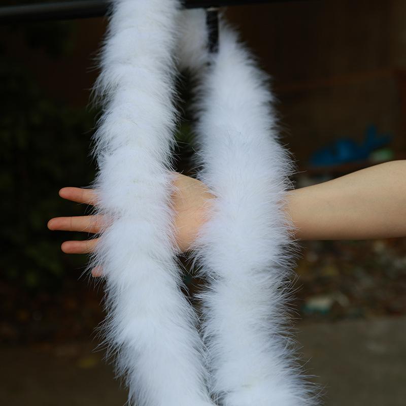 Color Feather Strip Encryption Bold Diy Decorative Turkey Fluff Strip Performance Clothing Skirt Accessories