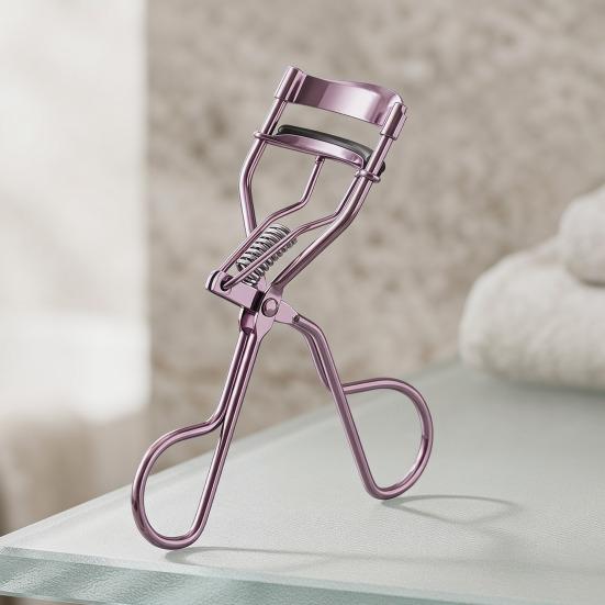 Portable Eyelash Curler with Comb Volumizing Precision Eye Lash Curler Natural Long Lasting Professional Beginner Women Lashes Curling Tools