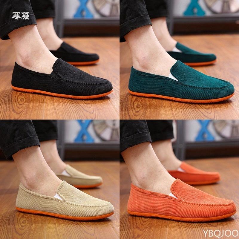 

Man s Big Size Loafers Shoes Flats Slippers Fabric Slip-on Men Driving Shoes Fashion Summer Style Soft Male Moccasins 38