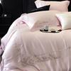 Lenzing Tencel Ice Silk Embroidered Four-Piece Luxury Bedding Set for Girls