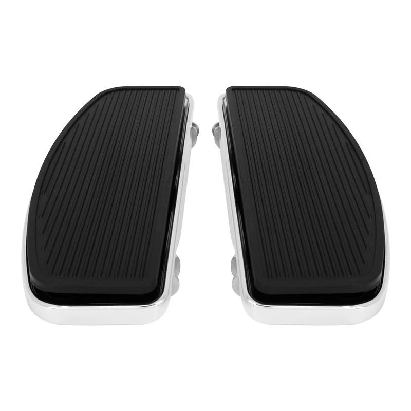 Motorcycle Driver Floorboard Rider Footboard Footpegs Pedal Footrest For Harley Touring Road King Electra Glide Softail FLHR FLH