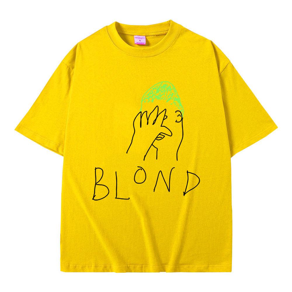 Funny Frank Meme Tshirt Blond Hip Hop Trend T-shirts Ocean Fashion Oversized T Shirt Men's Casual Cozy Pure Cotton Short Sleeve