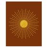 Boho Abstract Wall Art, Nordic Sun Canvas Paintings, Minimalist Sunburst Poster Prints for Living Room Bedroom Wall Decor