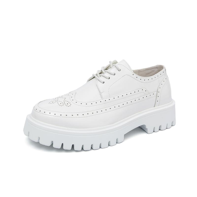 Fashion Baroque Men'Bright Design Thick Soled Casual Shoes Fashionable Round Toe Gathering Comic Exhibition Wedding Best Man Oxford Shoe