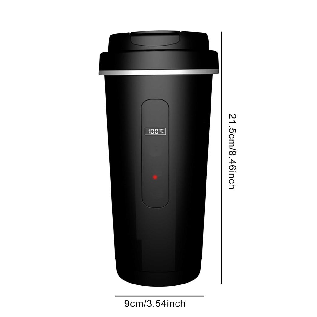 Car Electric Kettle 12V/24V Truck Heating Cup Small Electric Water Kettle for Travel