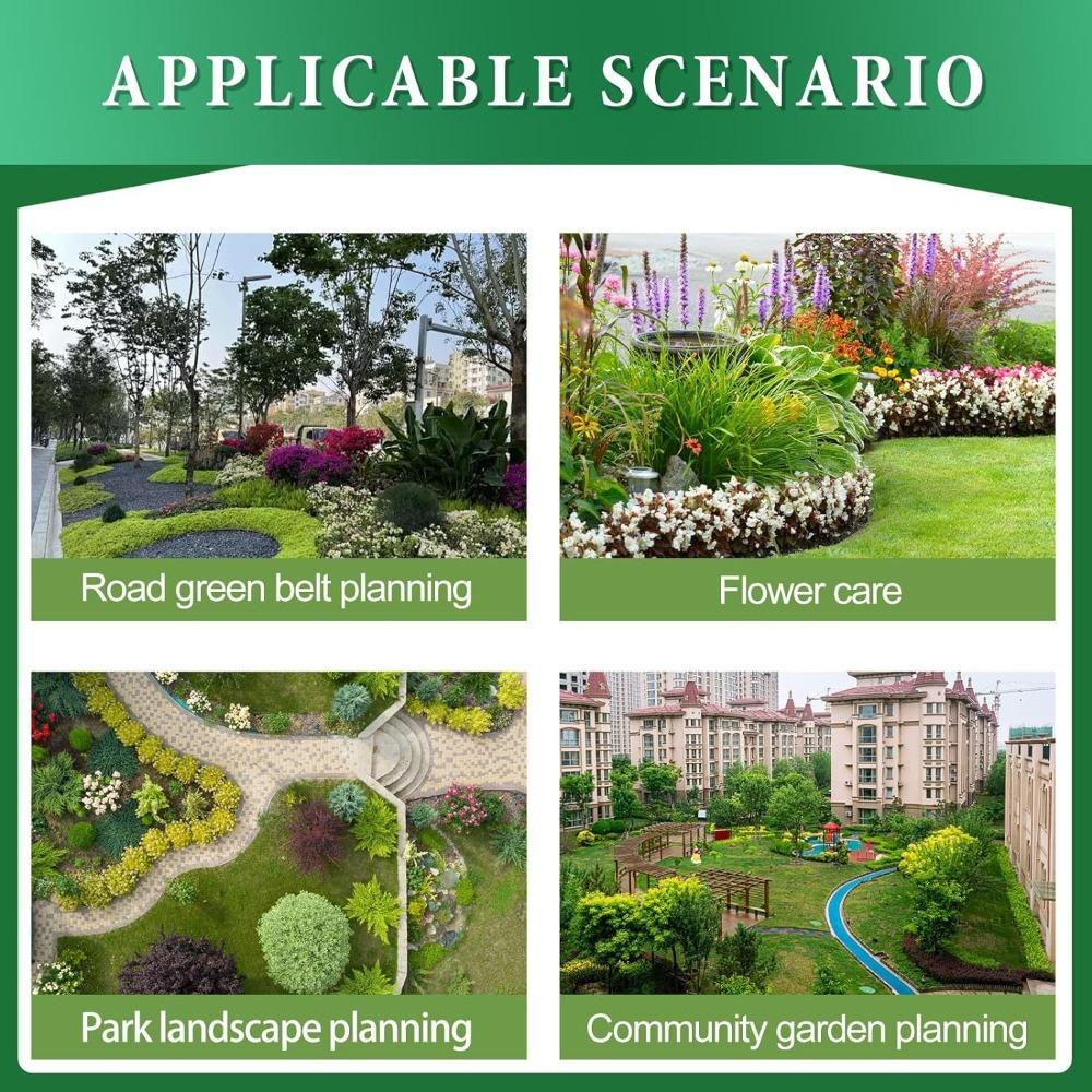 Moisture-resistant Corrugated Fence Bendable Flower Bed Edging Fence  Plant Landscape