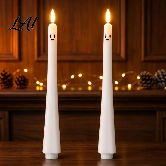 Modern Christmas Decorative Lamps Candle Light 3D Printed Santa Snowman Tree Light with Remote Unique Holiday Interior Lighting Control LED