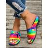 Übergröße Damen Metall Schnalle Eine Riemen Keilabsatz Sandalen, Sommer Dicke Plateau Peep Toe Erhöhte Freizeit Schuhe