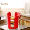 1/2Pcs Red Cookie Holder Mug 10-Cookie Stand Plastic Cup Side Cookie Organizer Freshness-Sealing Cookie Container Storage Red Cookie Cup with Storage
