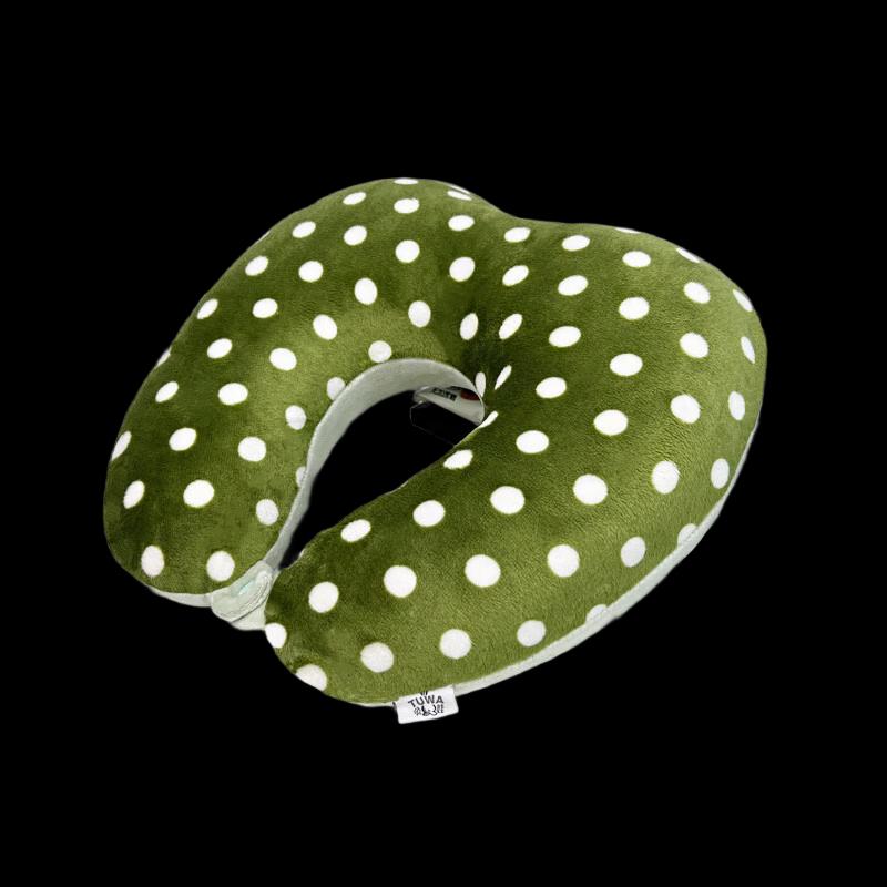 Milin Portable Polka Dot U-shaped Neck Pillow