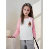 Children's Brand Clothing Korean Style Girls' Pure Cotton Printed Long-Sleeved T-Shirt Autumn New Children's Base Shirt Clothes