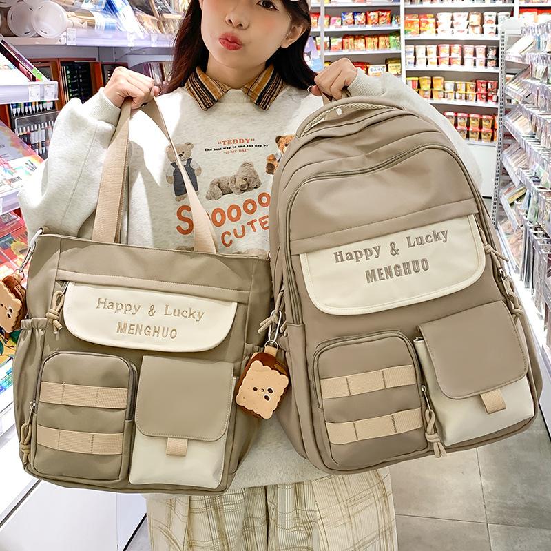 Girls  Junior High School Students  Elementary School Students  Two Piece Backpacks  High School Students  Backpacks