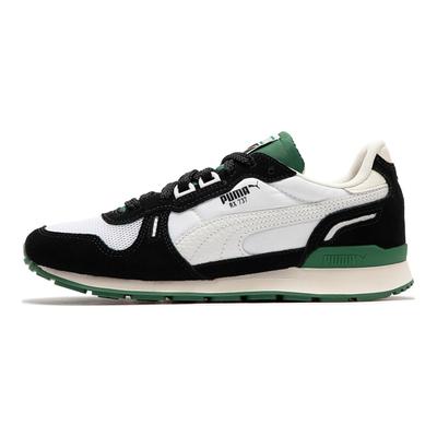 Rx 737 Piele de Vacă Două Straturi Confortabili Pantofi Sport Low-Top de Lifestyle Unisex sneaker Negru Alb Verde 391971-01