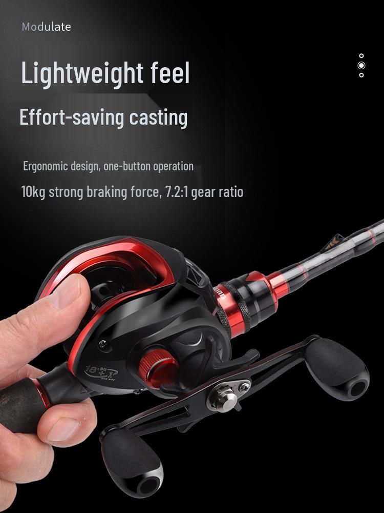 Full Metal Anti-Backlash Baitcasting Fishing Reel for Long Casts