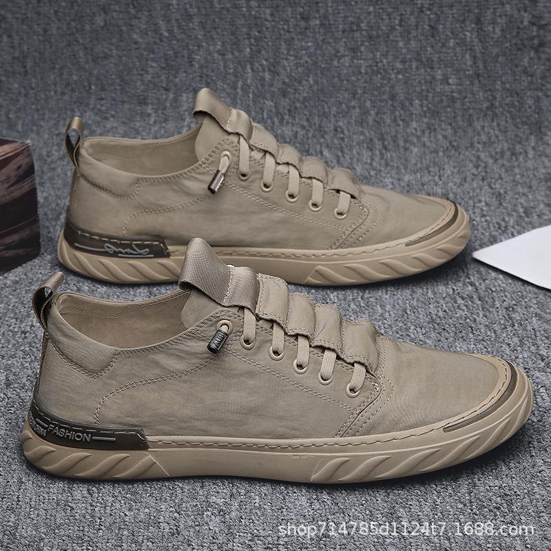 Cloth shoes men lazy deodorant summer ice silk driving breathable thin canvas new