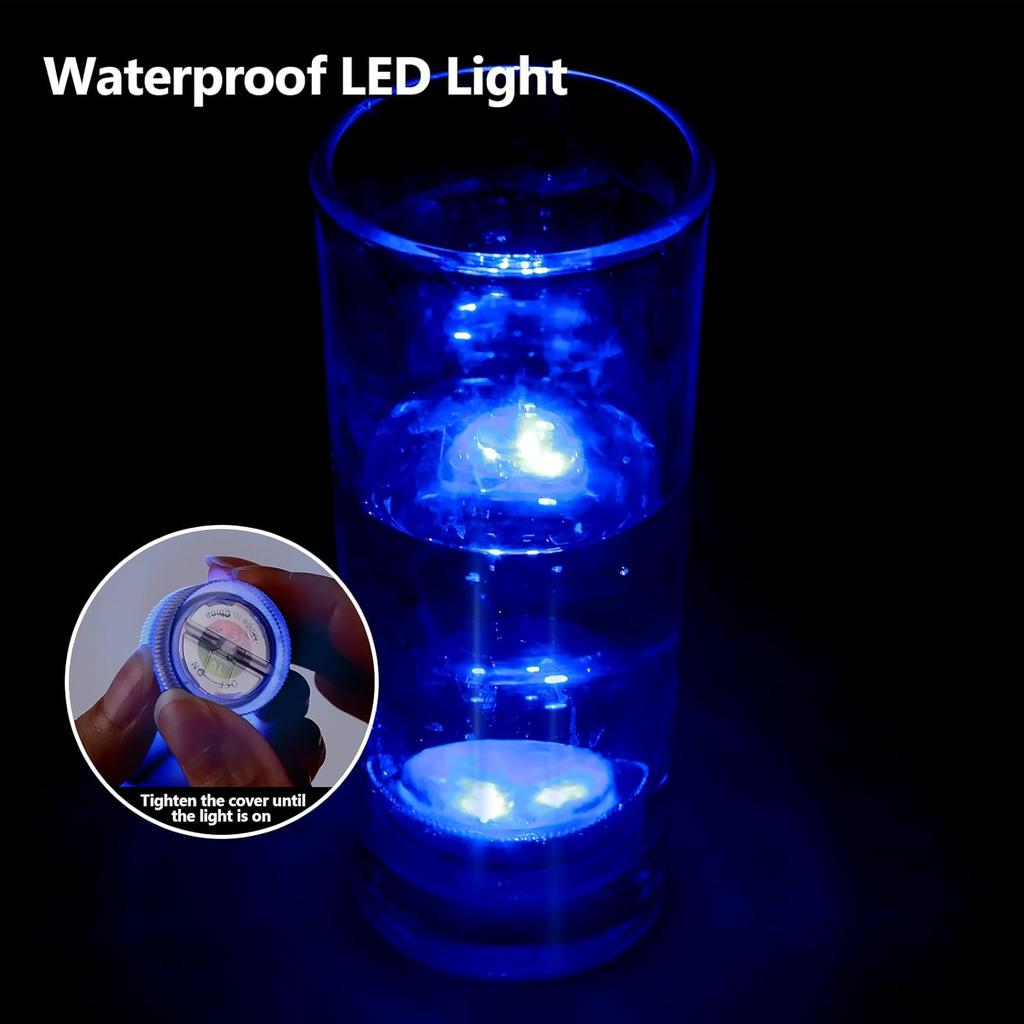 6 Pack Light Up Beach Balls Glow In The Dark Balls Pool Toys Party Games 16" Large LED Beach Ball with Remote Control - 16 Color Lights and 4 Modes,