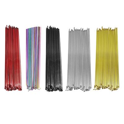 36Pcs Durable Bike Steel Spokes High Strength Cycling Wheels Spoke