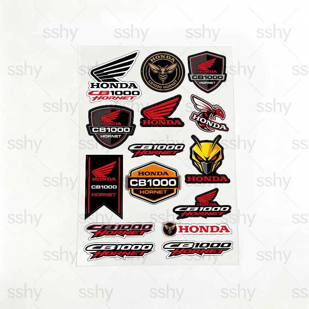 FOR HONDA CB1000 Hornet Waterproof Reflective Motorbike Stickers Easy Peel Removable Decals for Motorcycle Car