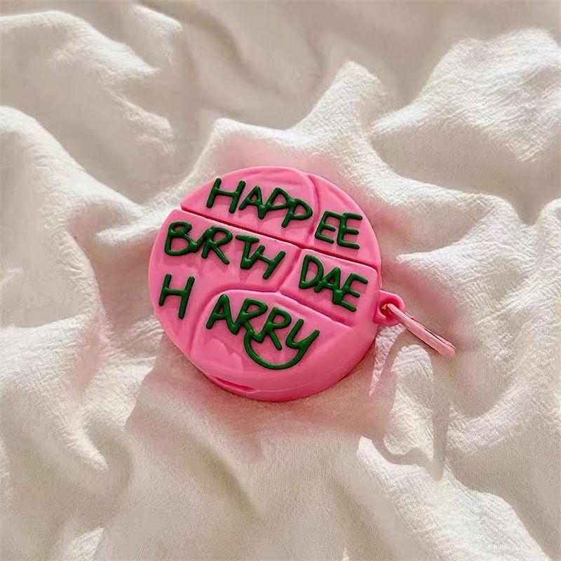 

Girly Heart Airpodspro Second Generation Silicone Soft Case Female Apple Third Generation Wireless Bluetooth Headset Case Fifth Generation Fashion Airpods Pro/Pro2 Neutral Hagrid Cake + Powder Ring