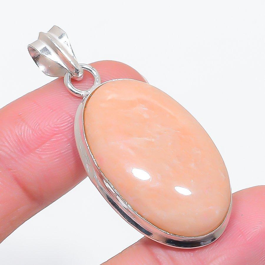 

Natural Orange Aventurine 925 Sterling Silver Jewelry Pendant 1.89 O5U36
