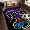 Sacramento Basketball Logo Rug Office Carpet Non-Slip Mat, Chair Rug Floor Covering for Gaming, Bedroom, Living Room , Home Decor Christmas Gift