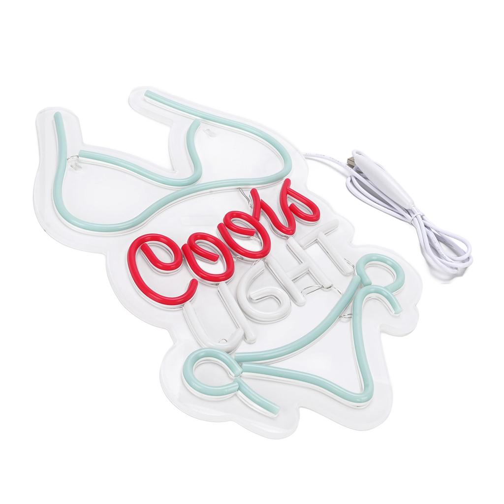 Wall Decor Neon Sign Low Noise USB Cable Multifunctional LED Neon Sign Aesthetic Room Decor for Office Bars