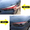Red Carbon Fiber Front Headlight Eyebrow Trim Cover For BMW 8 series G15 19-22