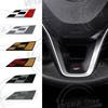 1pcs Car Metal Alloy Race Flag Logo Steering Wheel Sticker Emblem For Formentor Sport Leon Exeo Ibiza FR Ateca Badge Decoration