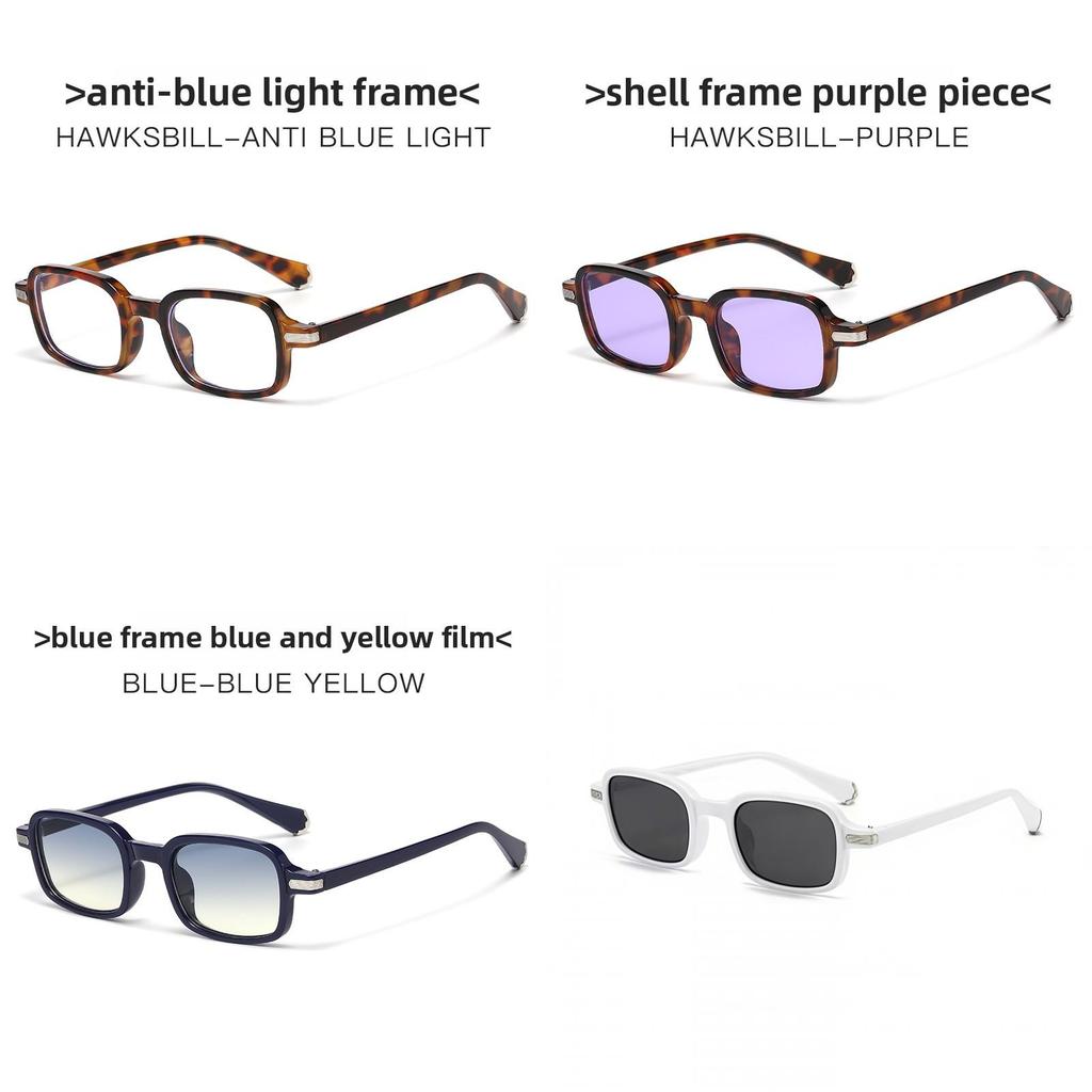 Fashion Square Sun Glasses With Uv400 Protection For Outdoor Travel And Party Use