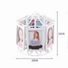 Personalized Rotating Puzzle Photo Frame 5-inch DIY Display Frame Photo Albums  Wedding Photos