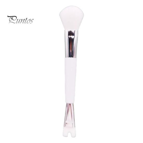 

Двусторонняя кисть для красоты носа U-образная кисть для макияжа для скульптурирования и определения контура носа 2-в-1 точная кисть для контура носа Многофункциональный инструмент для макияжа белый