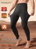 Xiang Le Mei Men's Thickened Thermal Cashmere Blend Base Layer Pants