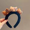 Adorable 2024 Cartoon Hair Tie & Plush Headband Set for Women - Cute Hair Accessories & Gift