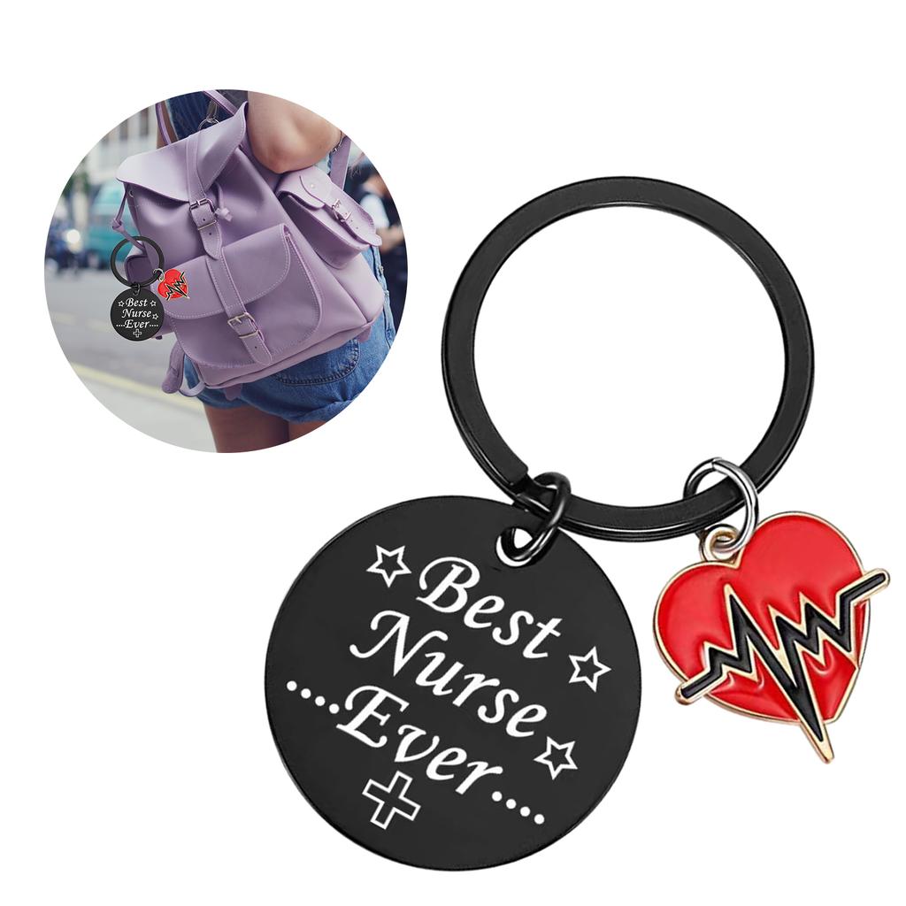 Personalized Stainless Steel Keychain Durable I'm A Nurse Pendant Key Chain Stylish Gift for Healthcare Professionals