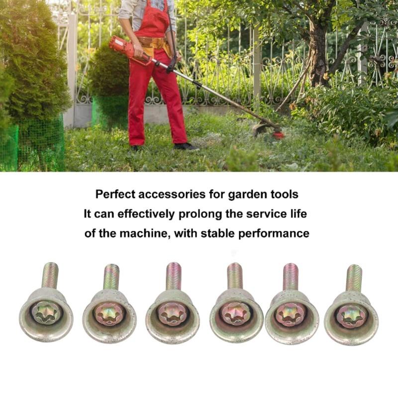 6 Pcs Chainsaw Brake Handle Screw Aluminum M4 MS260 Chainsaw Cutter Parts Screw For Stihl 024 026