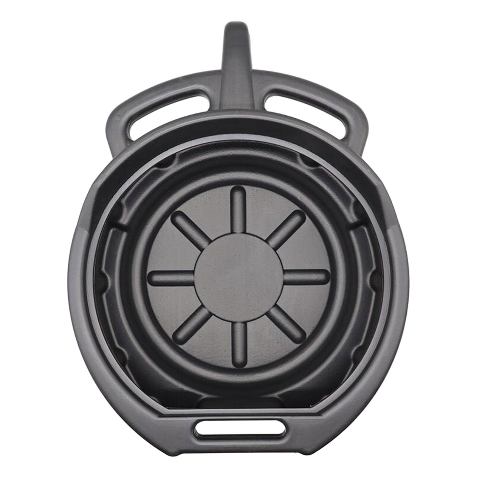 10L 15L Oil Drain Container Can Storage Waste Engine Oil Collector Fluted Collect Pan for Motorcycles Garage Accessories 15L