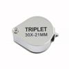 10x 20x 30x Jewelry Diamond Loupe Magnifier Tool Eye Magnifier Magnifying Glass Equipments Triplet Jewelers Eye Triplet Glass
