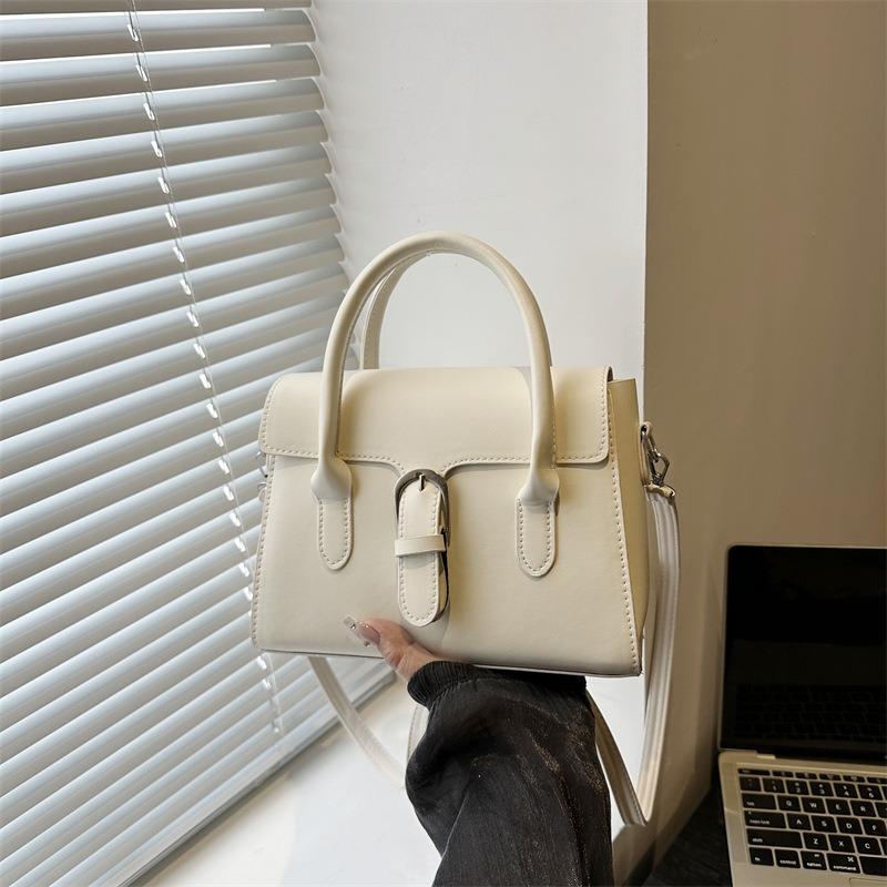 Autumn new personalized simple texture small square bag niche design women's casual shoulder messenger bag