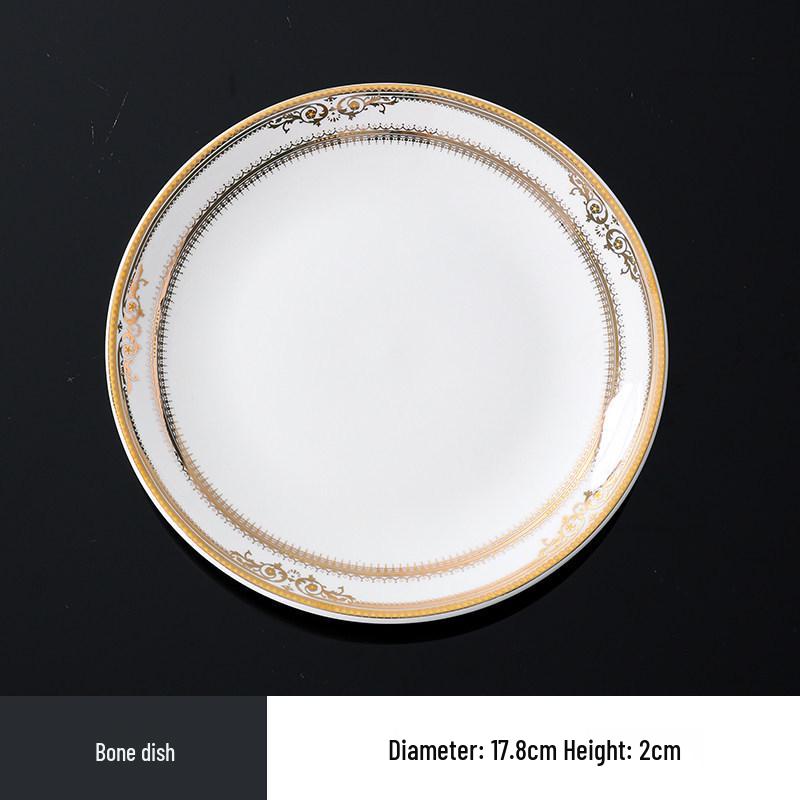 Hotel Restaurant Ceramic Tableware Set: Plates, Bowls, Cutlery, Chopsticks for Private Rooms - 7 or 8 Pieces