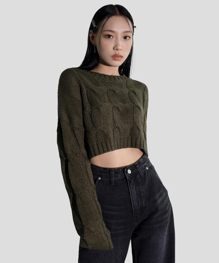 AVANDRESS Twisted Cropped Knit - 6Col