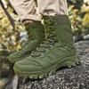 Men Tactical Boot Ankle Desert Military Hunting Hiking Shoes Unisex Training Army Waterproof Anti-Slip Motorcycle Climbing Shoes