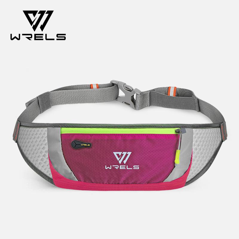 Легкая, регулируемая, вместительная, невидимая сумка для бега WRELS, дышащая сетчатая конструкция, застежка-молния, идеально подходит для пеших прогулок на свежем воздухе