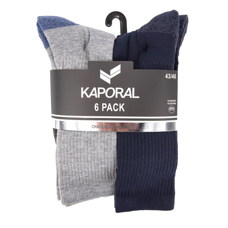 Lot De 6 Paires Chaussettes Homme Travail Courtes - Toocool BE-3070 - Neuf Avec étiquettes